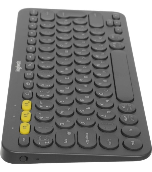 Клавиатура Logitech K380 беспроводная, Bluetooth, серый