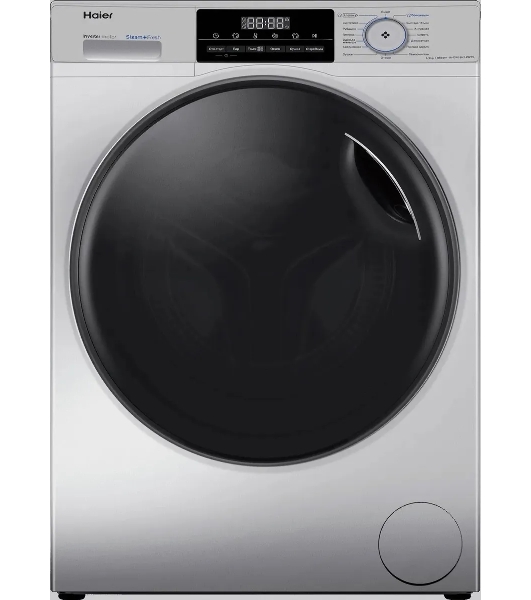 Стиральная машина Haier HWD70-BP14929S серебристый, загрузка фронтальная 7 кг, 4 кг - сушка, 1400 об/мин, класс: B