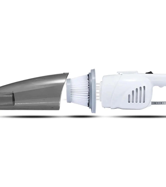 Пылесос вертикальный Deerma DX118C белый/серый, питание от сети, 230 Вт, уборка сухая, пылесборник 1.2 л