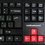 Клавиатура проводная NAKATOMI KN-02U USB черный-красный, фото4