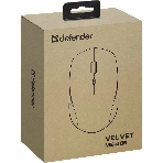 Мышь беспроводная Defender Velvet MB-406 белый, 1600 dpi, радиоканал, Bluetooth, USB, кнопки - 4, фото2