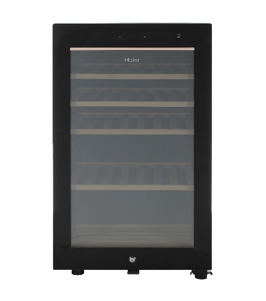 Винный шкаф Haier FWC49GA черный, 116 л, 1 отсек, 49 бут., класс A