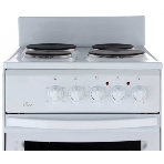 Плита электрическая Flama AE 1402 W белый, конфорок 4 шт, духовка 50 л, 50 см x 85 см x 60 см, фото3