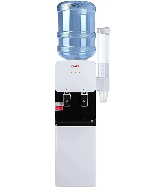 Кулер для воды AEL LD-AEL-85c, верхняя загрузка, нагрев 95 °С, охлаждение 8 °С, белый/черный