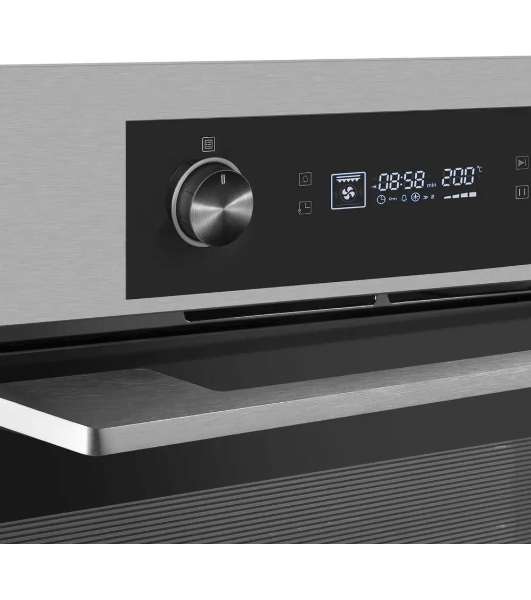 Шкаф духовой электрический Maunfeld AEOH60102S, 60л, дверца с 3 стеклами, нержавеющая сталь