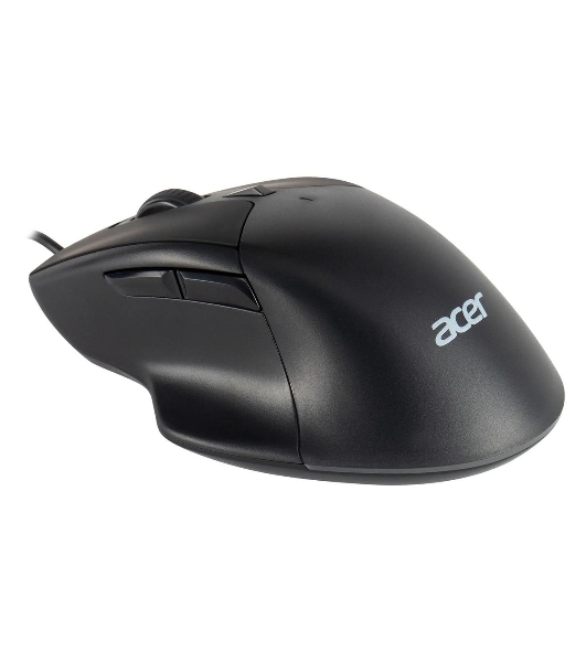 Мышь проводная Acer OMW130 черный, 3600 dpi, USB, кнопки - 6
