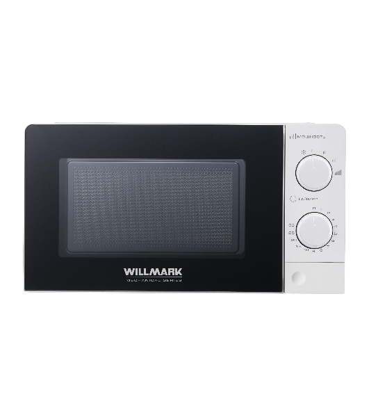Микроволновая печь WILLMARK WMO-202MW белый, 20 л, 700 Вт, переключатели - поворотный механизм
