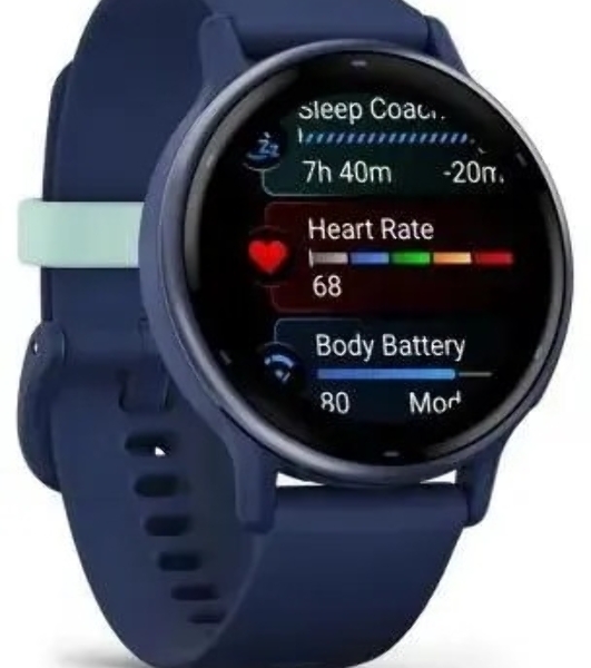 Умные часы Garmin Vivoactive 5, 1.2' AMOLED, 5G, Wi-Fi, Bluetooth, NFC, 5 ATM, синий