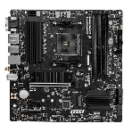 Материнская плата MSI B550M PRO-VDH WIFI, AM4, AMD B550, 4xDDR4, 4xSATA, 2xM.2, 1xPCIe 4.0 x16, 2xPCIe x1, 1xDisplayPort, 1xHDMI, 1xVGA, 1x 1Gb LAN, 2xUSB 2.0, 4xUSB 3.2 Gen 1, 3x3.5 мм, 7.1, mATX, фото 1
