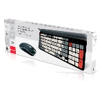 Комплект клавиатура+мышь Smartbuy SBC-201359AG-KW беспроводной, USB, 1600 DPI, чёрный, фото2