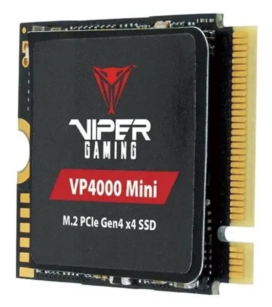 Накопитель SSD Patriot VP4000 Mini, 1Tb, PCIe 4.0 x4, M.2 2230, NVMe, R/W 5000/3500, с радиатором