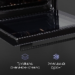 Духовой электрический шкаф Zigmund & Shtain E 160 B черный, 72 л, фото2
