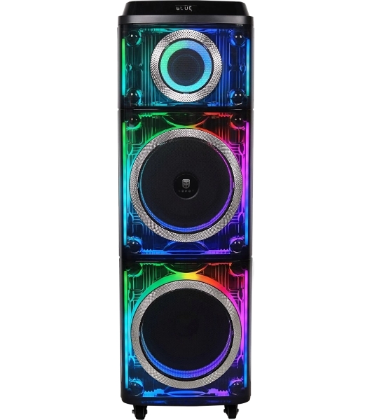 Колонка портативная Ural 203 черный 2000W 1.1 BT/3.5Jack/USB-C 15м 9000mAh