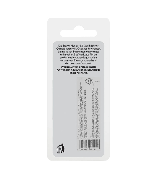 Бита Gross Torx 25х50 мм, сталь S2, шестигр., 2 шт.