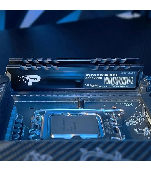 Оперативная память Patriot Signature Premium, DDR5, 64Gb (2x32 Gb), 4800 MHz, CL40, DIMM, радиатор, черный
