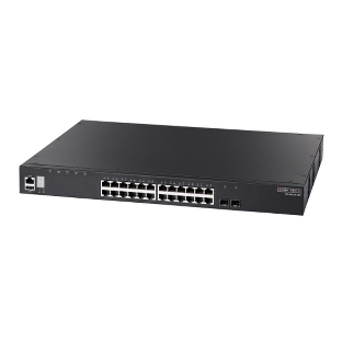 Коммутатор Edge-core ECS4620-28T, 24×1 Гбит/с + 2×10 Гбит/с SFP+ + слот расширения (2×10 Гбит/с SFP+), управляемый