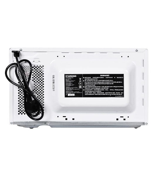 Микроволновая печь Starwind SWM5520 белый, 20 л, 700 Вт, переключатели - поворотный механизм