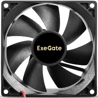 Вентилятор корпусной ExeGate ExtraSilent ES09225S2P, 92 мм, 1800 об/мин, 21 дБ, 2-pin, без подсветки