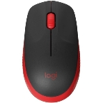 Мышь беспроводная Logitech M190 черный/красный, 1000 dpi, радиоканал, USB, кнопки - 3, фото4