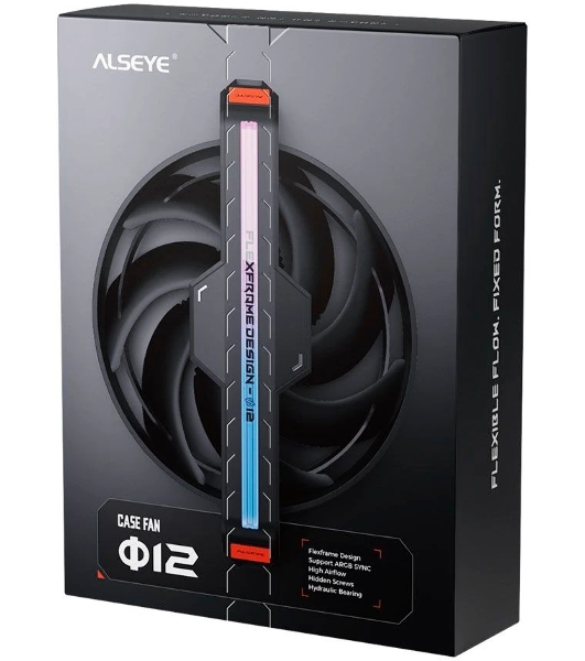 Вентилятор для корпуса ALSEYE Φ12(DM12)-B (Clear Frame) AS.04.10.0003
