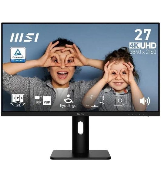 Монитор MSI 27' MP273UP E6 черный IPS LED 16:9 HDMI M/M матовая 300cd 178гр/178гр 3840x2160 60Hz DP 4K 3.95кг