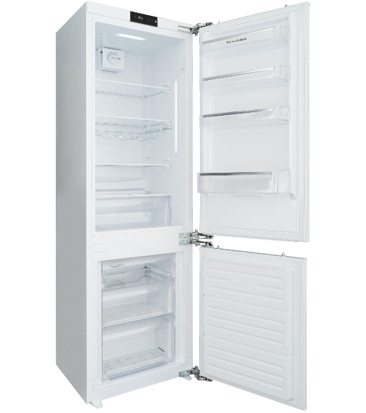 Холодильник Schaub Lorenz SLU E235W5 BUILT-IN белый двухкамерный 180/63 л морозилка снизу, капельная