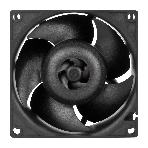 Комплект вентиляторов для корпуса Arctic S8038-7K (4 Pack) черный, 80 мм, 7000 об/мин, 4 pin, фото3