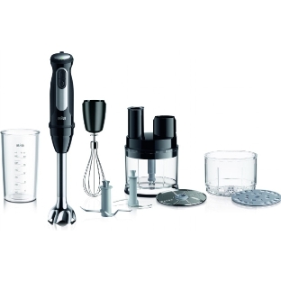 Блендер погружной Braun Multiquick 5 MQ55755MBK черный, 1000 Вт, 21 скорость, турбо
