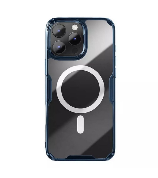 Чехол Nature TPU Pro Magnetic Case, синий, (AP IP16 Pro)