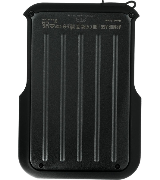 Внешний HDD 2Tb Silicon PowerArmor A66, 2.5', USB 3.2, Черный