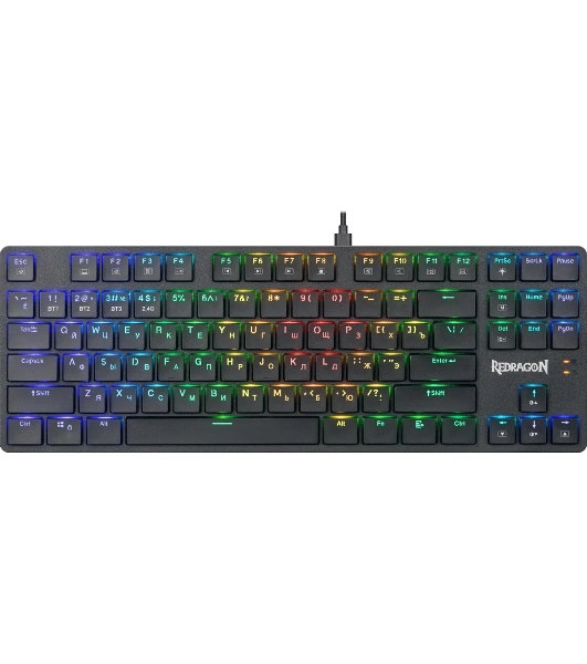 Клавиатура беспроводная Redragon Anubis K539-RGB, USB, Bluetooth/Радиоканал, черный