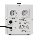 Стабилизатор напряжения Powerman AVS 2000D (2000ВА,15А,КПД 98%,циф. индикация вх./вых. напряж.) белый, фото3