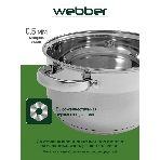 Набор посуды WEBBER BE-615/6 из нерж.стали 6 пр. 2,9 л, 5,1 л, 6,6 л со стеклянными крышками В наборе 6 предметов: кастрюля со стеклянной крышкой 18х11,5 см; 2,9 л кастрюля со стеклянной крышкой 22х13,5 см; 5,1 л кастрюля со стеклянной крышкой 24х14,5 см; 6,6 л Толщина стали 0,5 мм, фото6
