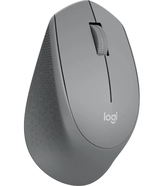 Мышь беспроводная Logitech M280 серый, 1000 dpi, радиоканал, USB, кнопки - 3