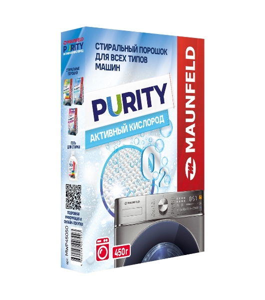 Стиральный порошок Maunfeld Purity Активный кислород Automat 450 г MWP450SO