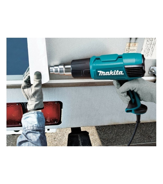 Фен Makita HG 6031 VK 1800Вт 250-500л/мин с регулировкой, с насадками, кейс