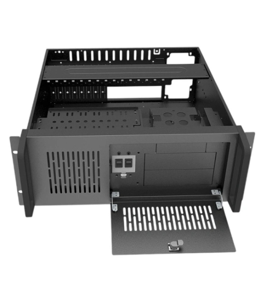 Корпус Foxline FL-4U-835, 4U Rackmount, чёрный, 1 x 120 мм