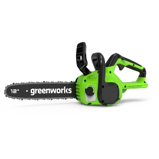 Цепная пила аккумуляторная GreenWorks GD24CS30K4, 24V, 30 см, бесщеточная, c АКБ 4 А·ч и ЗУ (2007007UB)