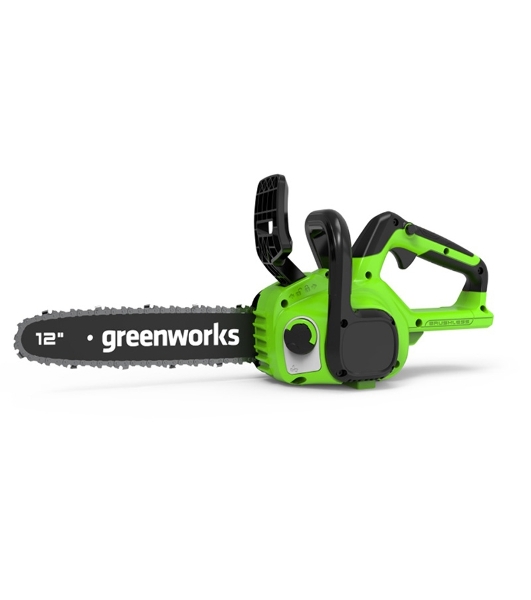 Цепная пила аккумуляторная GreenWorks GD24CS30K4, 24V, 30 см, бесщеточная, c АКБ 4 А·ч и ЗУ (2007007UB)
