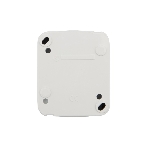 Розетка одноместная Kranz Mini OG открытой установки с заземлением, IP54 белая, фото5
