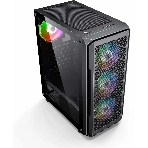 Компьютерный корпус Accord 3338 черный без БП ATX 1xUSB2.0 1xUSB3.0 1xUSB3.1 audio bott PSU, фото2