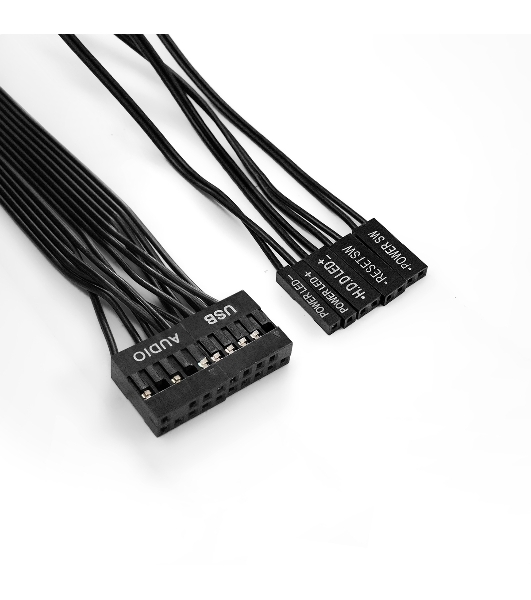 Компьютерный корпус Miditower ExeGate AA-440-UNS450 (ATX, БП UNS450 с вент. 12см, 2*USB, аудио, черный)