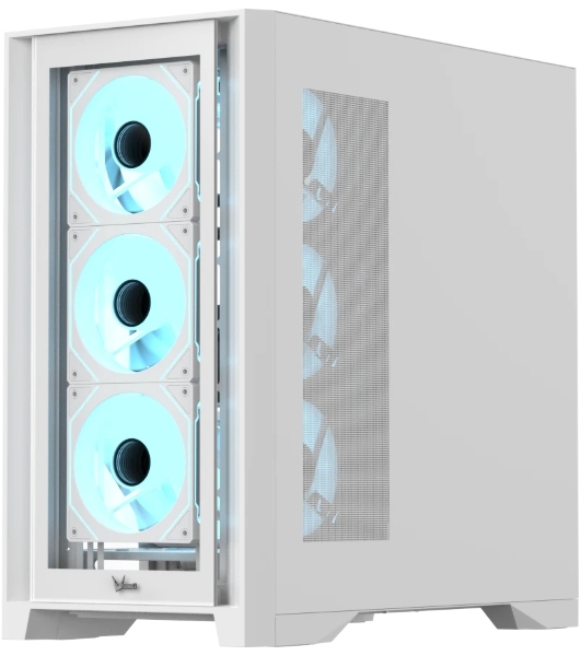 Компьютерный корпус AeroCool/Formula V Line Air Power G8 White, ATX, Dual Front Panels, TYPE-C*1, USB3.0*1