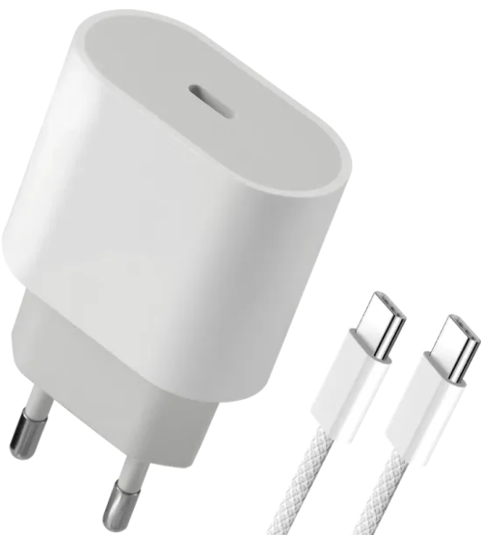 Сетевое зарядное устройство Defender UPA-121 20W, USB C,кабель Type-C,белый