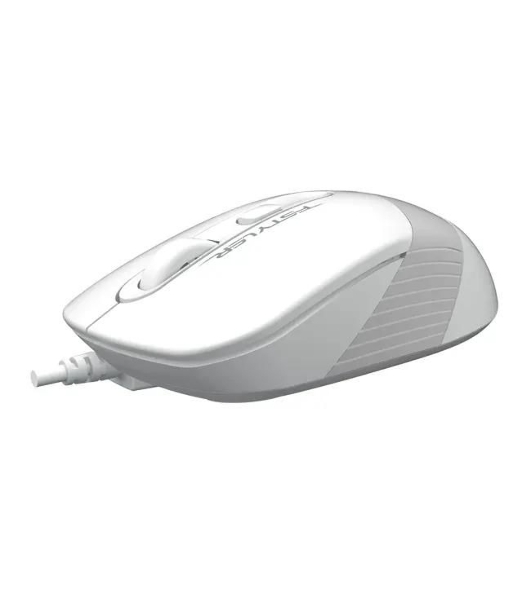 Комплект клавиатура+мышь A4Tech FStyler F1010 проводной, USB, 1600 DPI, белый/серый