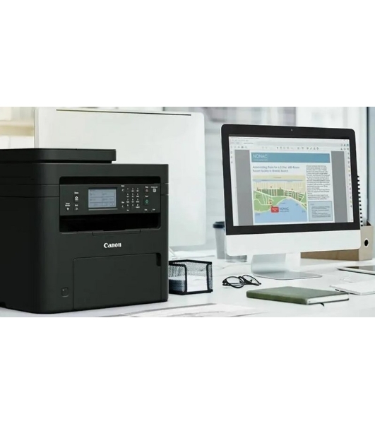 МФУ лазерное Canon i-Sensys MF275dw (5621C001), A4, ч/б, печ. 29 стр/мин., скан. до 20 стр/мин (ч/б) 15 стр/мин (цвет), 2400 x 600 dpi (печать) 600x600dpi (скан.), USB, RJ-45, Wi-Fi, Air Print, Mopria