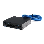 Кард-ридер Gembird FDI2-ALLIN1-03-B/черный/TF/SD/MS/CF/XD SDHC/USB 3.0/пластик, фото 1