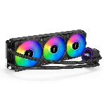 Система жидкостного охлаждения ExeGate BlackWater-360.PWM.RGb черный, 120 мм, алюминий/медь, 2000 об/мин, 37 дБ, 4 pin, 280 Вт, фото 1