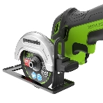 Угловая шлифовальная машина аккумуляторная GreenWorks GD24UCS, 24V, без АКБ и ЗУ (3402007), фото3