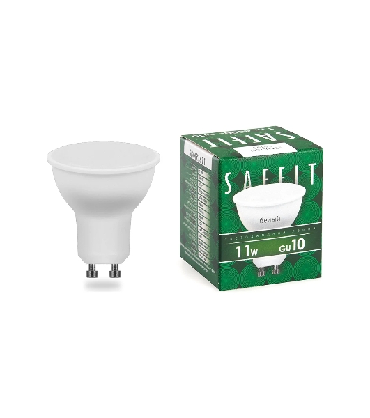 Лампа светодиодная SAFFIT SBMR1611 (55155) 11Вт 230В GU10 белый